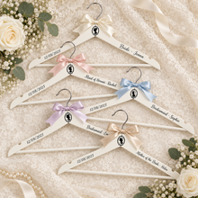 Load image into Gallery viewer, Personalised Wedding Dress Hanger – Bride & Bridal Party