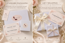 Load image into Gallery viewer, Floral Cubic Zirconia Bridal Jewellery Set – Necklace, Earrings & Bracelet