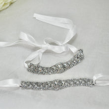 Load image into Gallery viewer, Crystal Rhinestones Ankle Straps, Wedding Shoes Accessories, Bridal Shoes Straps, Bridesmaids Accessories
