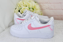 Load image into Gallery viewer, Personalised Hand Painted AF1 Air Force 1 Trainers Genuine for Bride or Groom, Customised Bridal Sneakers, Alternative Wedding Shoes