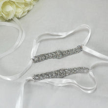 Load image into Gallery viewer, Crystal Rhinestones Ankle Straps, Wedding Shoes Accessories, Bridal Shoes Straps, Bridesmaids Accessories