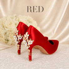Load image into Gallery viewer, Colour Swatch Fabric Samples for Satin Shoes