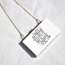 Load image into Gallery viewer, Wifey for Lifey Clutch Bag: Personalized Bridal Evening Bag