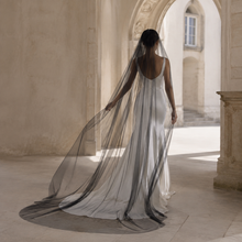Load image into Gallery viewer, Seline Soft Tulle Bridal Veil – Black, Ivory, White or Red – Fingertip to Cathedral Length