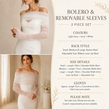 Load image into Gallery viewer, Bolero & Gloves / Sleeves