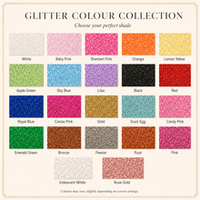 Load image into Gallery viewer, Glitter Heart Shoe Clips – Removable Bridal & Occasion Shoe Decorations