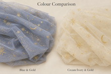 Load image into Gallery viewer, Wedding Cape - Celestial Embroidered Bridal Veil | Up to Cathedral Length