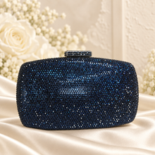 Load image into Gallery viewer, Emerald Green Crystal Clutch Bag | Luxury Evening Purse
