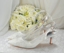 Load image into Gallery viewer, Lace Sling Backs