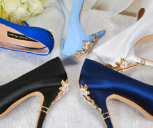 Load image into Gallery viewer, Satin Round Toe with 'Cherry Blossom' | Other Colours