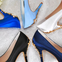 Load image into Gallery viewer, Satin Round Toe with 'Cherry Blossom' | Other Colours