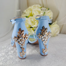 Load image into Gallery viewer, Cherry Blossom Block Heels | Custom Colours