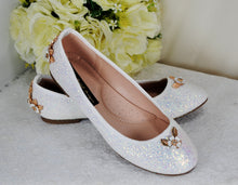 Load image into Gallery viewer, Cherry Blossom Ballet Flats | Wide Fit Available