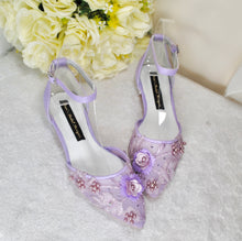Load image into Gallery viewer, Lilac Butterfly Ballet Flats