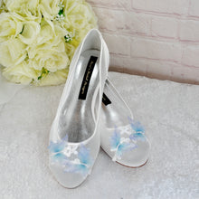 Load image into Gallery viewer, Blue Butterfly Flats