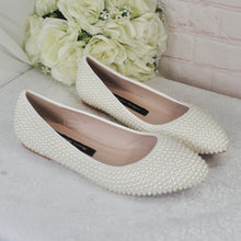 Load image into Gallery viewer, Pearl Flat Shoes