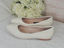 Load image into Gallery viewer, Pearl Flat Shoes