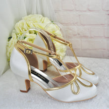 Load image into Gallery viewer, Vintage Inspired T Bar Shoes