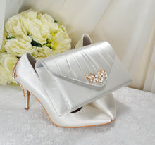 Load image into Gallery viewer, Cherry Blossom Satin Clutch Bag | Over 25 Colours