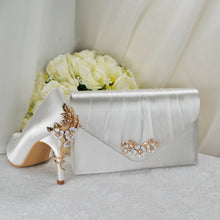 Load image into Gallery viewer, Cherry Blossom Satin Clutch Bag | Over 25 Colours