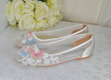 Load image into Gallery viewer, Butterfly Ballet Flats
