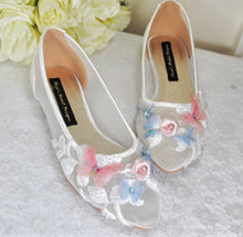 Load image into Gallery viewer, Butterfly Ballet Flats