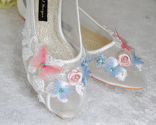Load image into Gallery viewer, Butterfly Ballet Flats