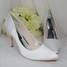 Load image into Gallery viewer, Satin Court Shoe with 'Cherry Blossom' | Other Colours