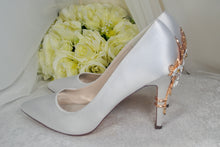 Load image into Gallery viewer, Satin Court Shoe with 'Cherry Blossom' | Other Colours