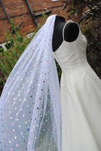 Load image into Gallery viewer, Rainbow Polka Dot Veil | 1 or 2 Tier