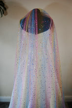 Load image into Gallery viewer, Rainbow Glitter Shooting Star Veil