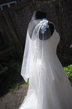 Load image into Gallery viewer, Celestial Wedding Cape | Black or Ivory, 200 - 400cm