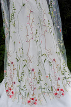 Load image into Gallery viewer, Embroidered Meadow Flower Cape