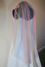 Load image into Gallery viewer, Rainbow Wedding Veil