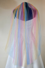 Load image into Gallery viewer, Rainbow Wedding Veil