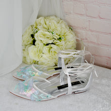 Load image into Gallery viewer, Butterfly Flat Bridal Shoes