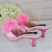Load image into Gallery viewer, Barbie - Pink PomPom Heels