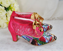 Load image into Gallery viewer, Beauty and the Beast Block Heel Boots
