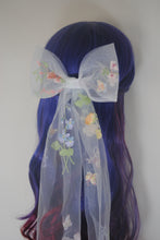 Load image into Gallery viewer, Botanical Tulle Bridal Bow