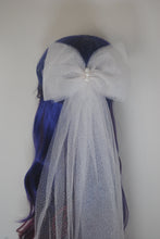 Load image into Gallery viewer, Sparkle Tulle Bridal Bow Dress Sleeves | Ivory White Champagne