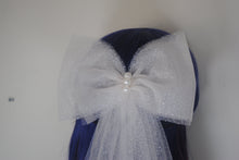 Load image into Gallery viewer, Sparkle Tulle Bridal Bow Dress Sleeves | Ivory White Champagne