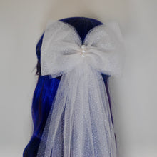 Load image into Gallery viewer, Sparkle Tulle Bridal Bow Dress Sleeves | Ivory White Champagne