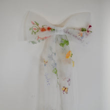 Load image into Gallery viewer, Botanical Tulle Bridal Bow