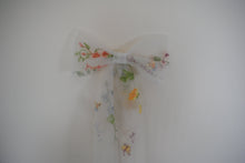 Load image into Gallery viewer, Botanical Tulle Bridal Bow
