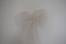 Load image into Gallery viewer, Sparkle Tulle Bridal Bow Dress Sleeves | Ivory White Champagne
