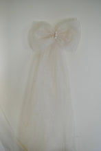 Load image into Gallery viewer, Sparkle Tulle Bridal Bow Dress Sleeves | Ivory White Champagne
