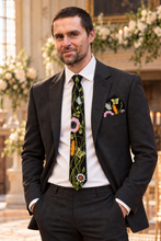 Load image into Gallery viewer, Secret Garden Embroidered Tie & Pocket Square