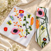 Load image into Gallery viewer, Secret Garden Embroidered Tie & Pocket Square