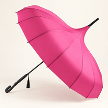 Load image into Gallery viewer, Pink Classic Pagoda Umbrella – Wedding & Occasion Umbrella