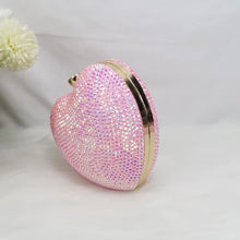 Load image into Gallery viewer, Pink Crystal Heels and Matching Bag
